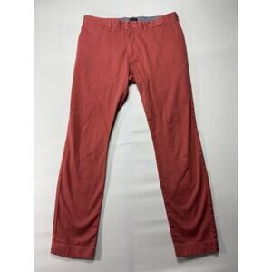 J.Crew Men's 250 Skinny Pink Tapered Leg Chino Pants - Size 33x30